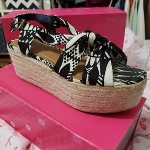 Espadrille platform summer shoes